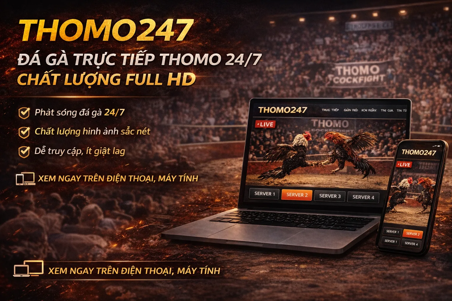 Đá Gà Thomo Vào Xì Tin – Xem Đá Gà Trực Tiếp Thomo247