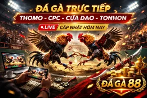 Đá Gà Cựa Dao Ngày Hôm Nay – Trực Tiếp Chuẩn Đá Gà 88